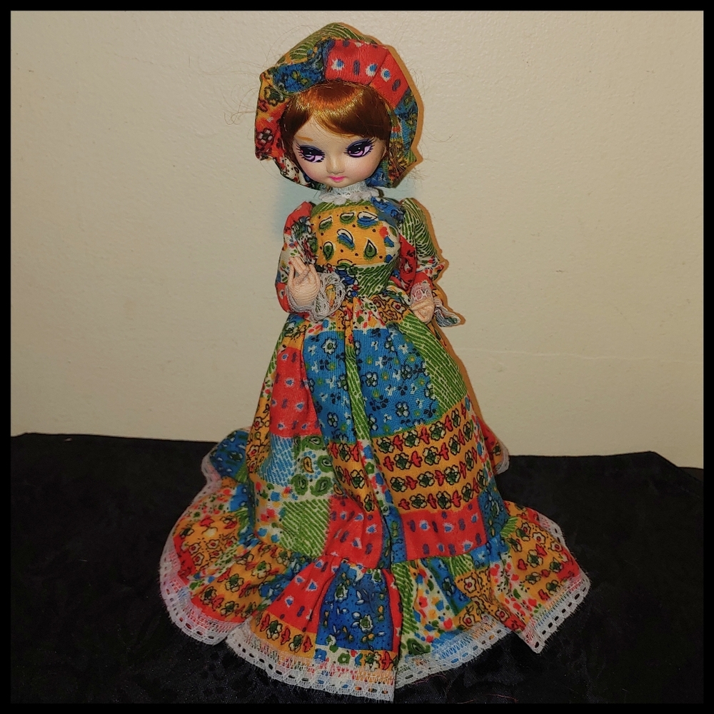 Vintage International Beauties Patchwork Doll